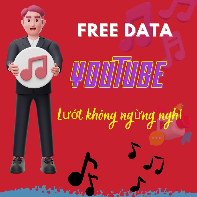 Tổng hợp các gói miễn phí data youtube